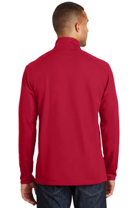 Port Authority Pinpoint Mesh 1/2-Zip - Rich Red Back
