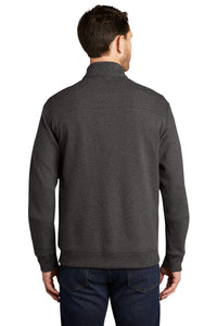 Port Authority  Interlock Full-Zip - Charcoal Heather/ Medium Heather Grey Back