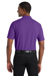 Port Authority  SuperPro React  Polo - Purple Back