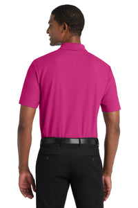Port Authority  SuperPro React  Polo - Wild Berry Back