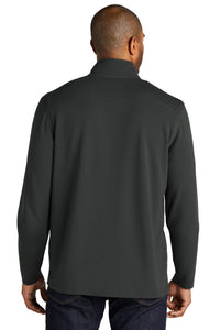 Port Authority Microterry 1/4-Zip Pullover K825 - Charcoal Back