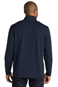 Port Authority Microterry 1/4-Zip Pullover K825 - River Blue Navy Back