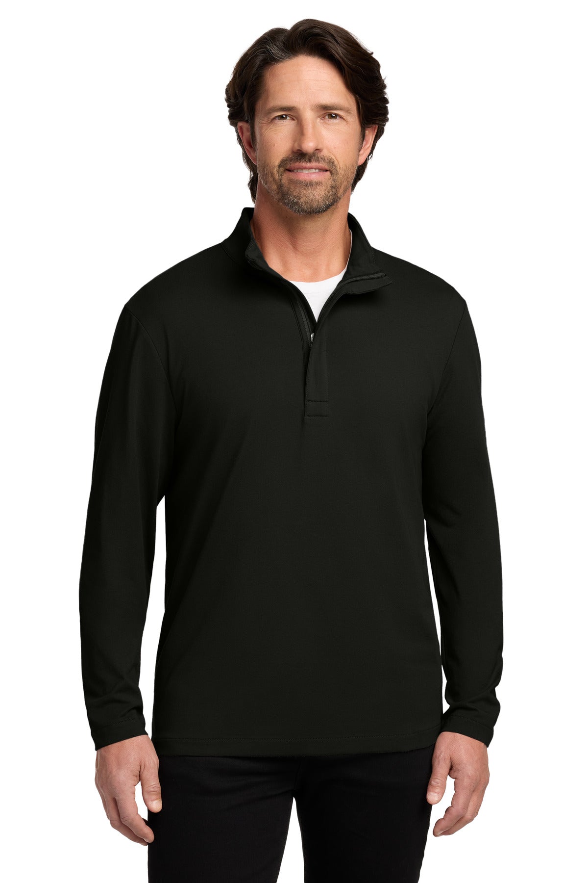 Port Authority Fairway Stretch 1/4-Zip K829 - Deep Black