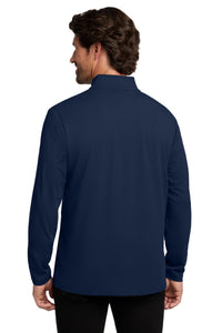 Port Authority Fairway Stretch 1/4-Zip K829 - River Blue Navy Back