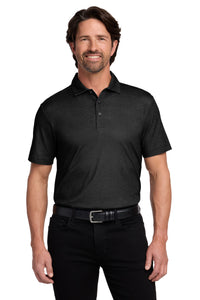Port Authority Fine Pique Blend Polo K830 - Black Heather