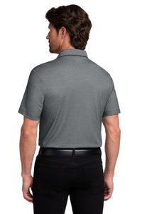 Port Authority Fine Pique Blend Polo K830 - Charcoal Heather Back