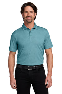 Port Authority Fine Pique Blend Polo K830 - Dark Teal Heather