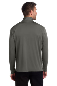 Port Authority C-FREE Snag-Proof 1/4-Zip K865 - Grey Steel Back