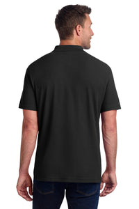 Port Authority C-FREE Cotton Blend Pique Polo K867 - Black Back