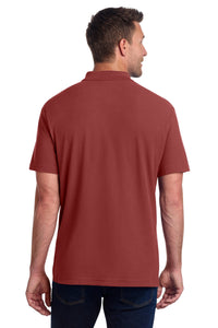 Port Authority C-FREE Cotton Blend Pique Polo K867 - Garnet Back