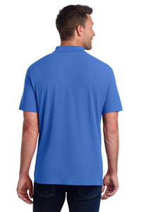 Port Authority C-FREE Cotton Blend Pique Polo K867 - True Blue Back