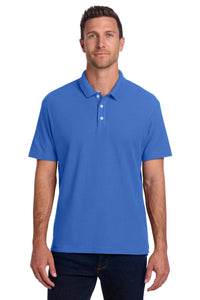 Port Authority C-FREE Cotton Blend Pique Polo K867 - True Blue