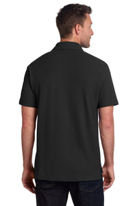 Port Authority C-FREE Cotton Blend Pique Pocket Polo K868 - Black Back