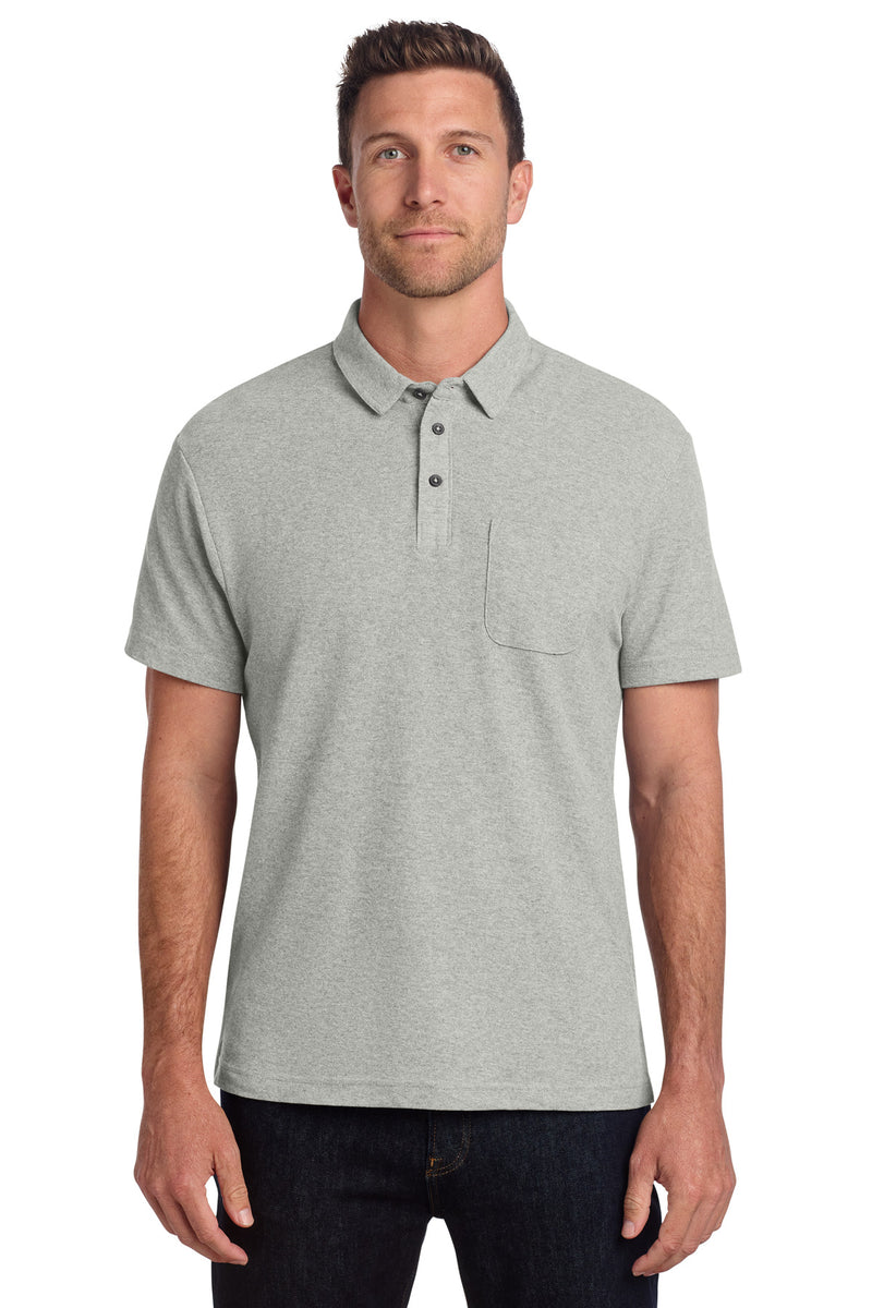 Port Authority C-FREE Cotton Blend Pique Pocket Polo K868