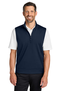 Port Authority C-FREE Double Knit 1/4-Zip Vest K880V - True Navy