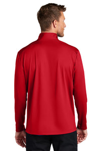 Port Authority C-FREE Double Knit 1/4-Zip K880 - Rich Red Back