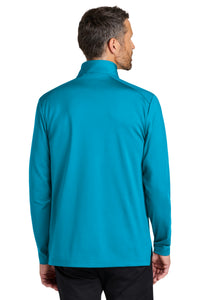 Port Authority C-FREE Double Knit 1/4-Zip K880 - Parcel Blue Back