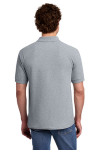 Port & Co Core Blend Pique Polo - Athletic Heather Back