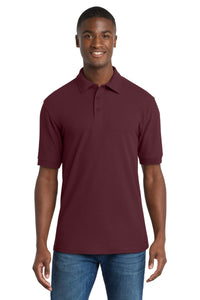 Port & Co Core Blend Pique Polo - Athletic Maroon