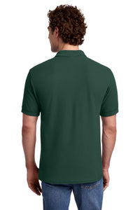 Port & Co Core Blend Pique Polo - Dark Green Back