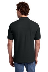 Port & Co Core Blend Pique Polo - Jet Black Back