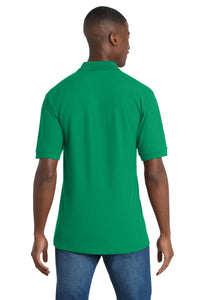 Port & Co Core Blend Pique Polo - Kelly Back