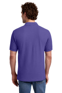 Port & Co Core Blend Pique Polo - Purple Back