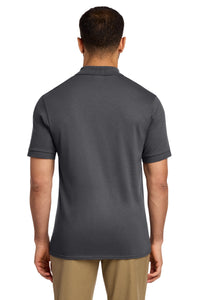 Port & Co Core Blend Jersey Knit Pocket Polo - Charcoal Back