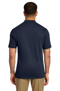 Port & Co Core Blend Jersey Knit Pocket Polo - Deep Navy Back