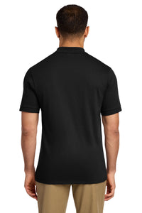 Port & Co Core Blend Jersey Knit Pocket Polo - Jet Black Back