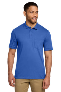 Port & Co Core Blend Jersey Knit Pocket Polo - Royal