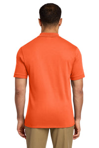 Port & Co Core Blend Jersey Knit Pocket Polo - Safety Orange Back