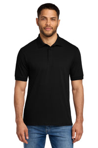 Port & Co Tall Core Blend Jersey Knit Polo - Jet Black