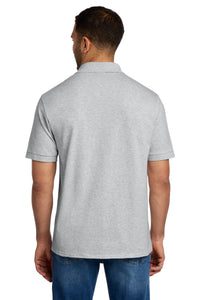 Port & Co Core Blend Jersey Knit Polo - Ash Back