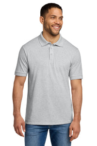 Port & Co Core Blend Jersey Knit Polo - Ash
