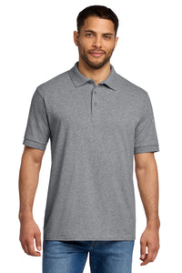 Port & Co Core Blend Jersey Knit Polo - Athletic Heather