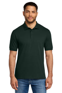 Port & Co Core Blend Jersey Knit Polo - Dark Green
