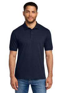 Port & Co Tall Core Blend Jersey Knit Polo - Deep Navy