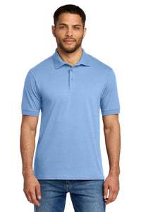 Port & Co Core Blend Jersey Knit Polo - Light Blue