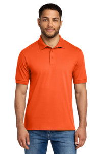 Port & Co Core Blend Jersey Knit Polo - Safety Orange