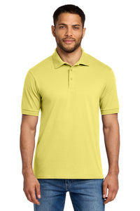 Port & Co Core Blend Jersey Knit Polo - Yellow