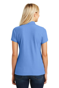 Port Authority Women's Core Classic Pique Polo - Carolina Blue Back