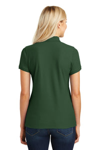 Port Authority Women's Core Classic Pique Polo - Deep Forest Green Back
