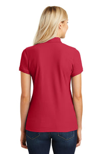 Port Authority Women's Core Classic Pique Polo - Rich Red Back