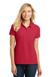 Port Authority Women's Core Classic Pique Polo - Rich Red