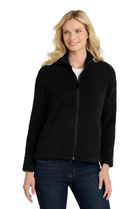 DISCONTINUED Port Authority  Women's Cozy Fleece Jacket - Black