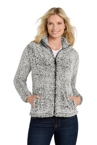 DISCONTINUED Port Authority  Women's Cozy Fleece Jacket - Grey Heather