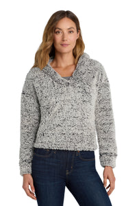 Port Authority  Women's Cozy Fleece Hoodie - Grey Heather