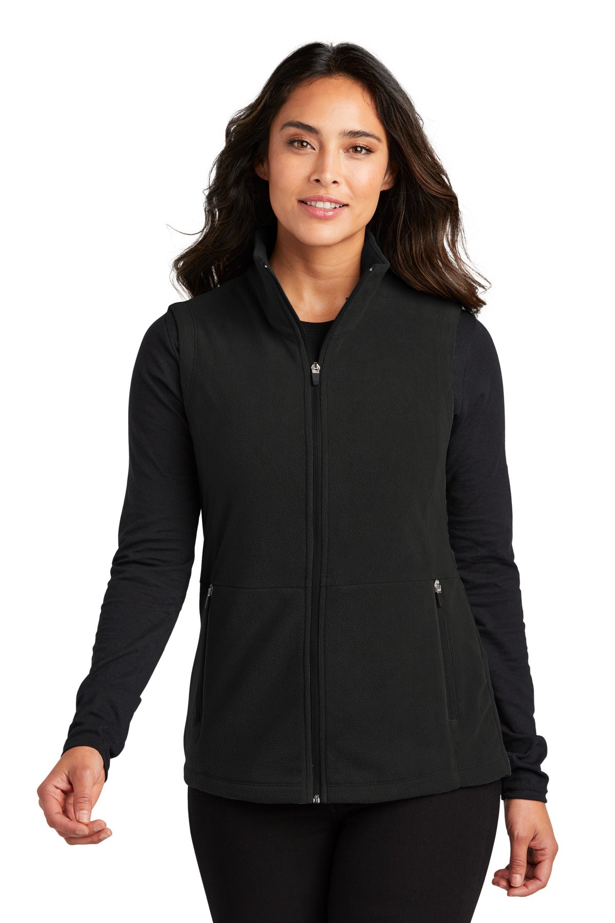 Port Authority Women's Accord Microfleece Vest L152 - Black
