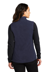 Port Authority Women's Accord Microfleece Vest L152 - Navy Back